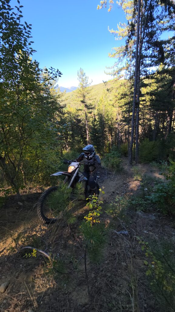enduro ride in bansko